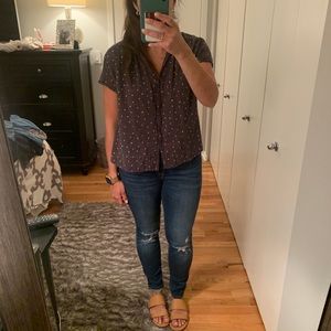 Universal thread gray and white too size L